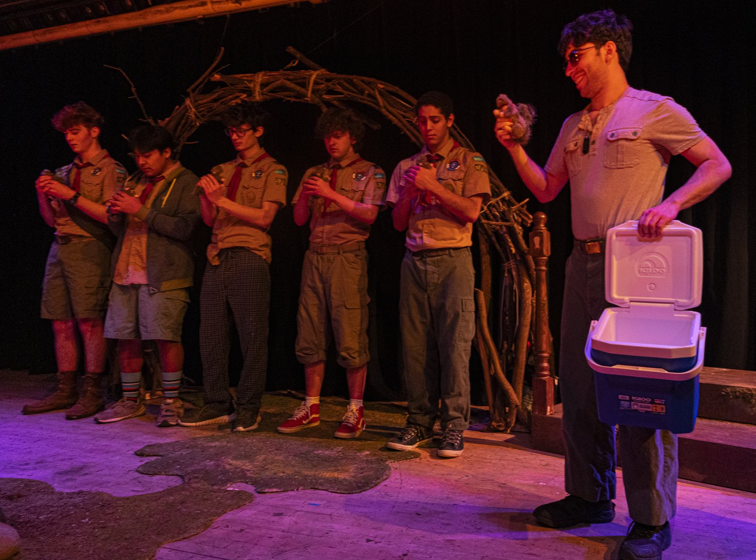 SCOUTS production photo 1 — Fordham University premiere, October 2024