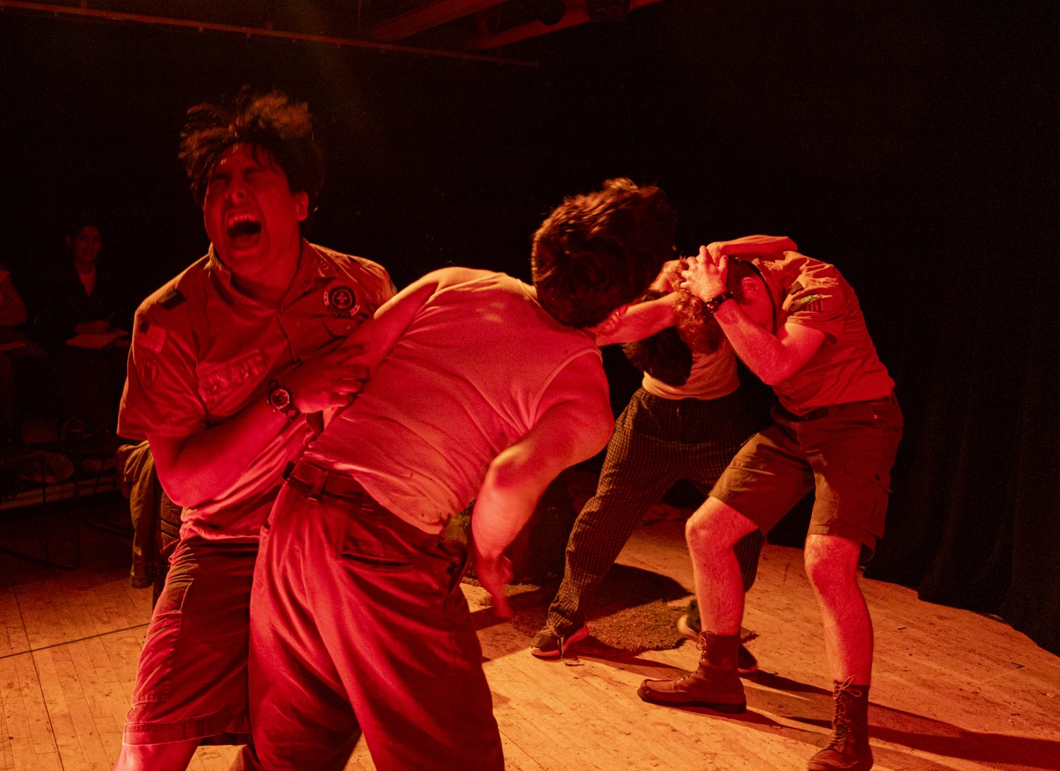 SCOUTS production photo 3 — stage scene at Fordham University, 2024